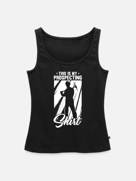 Schürfer - Frauen Premium Organic Tank Top - Schwarz