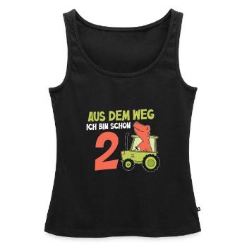 Aus dem weg Ich bin schon 2 - Frauen Premium Organic Tank Top - Schwarz - Vorne - AI Model Female 172 light (172cm)