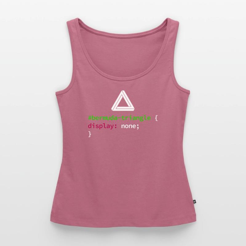Web and CSS Programmer Developer Coding Code Women’s Premium Organic Tank top