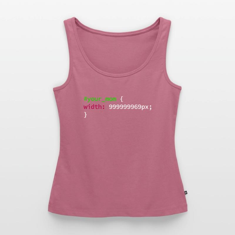 Web and CSS Programmer Developer Coding Code Women’s Premium Organic Tank top
