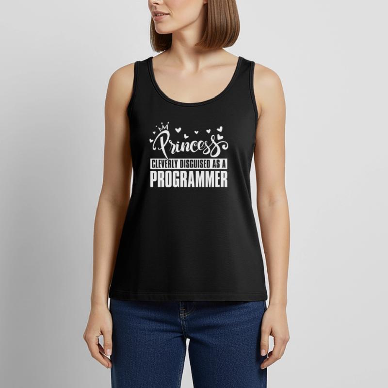 Developer Coder Programmer Princess Women’s Premium Organic Tank top