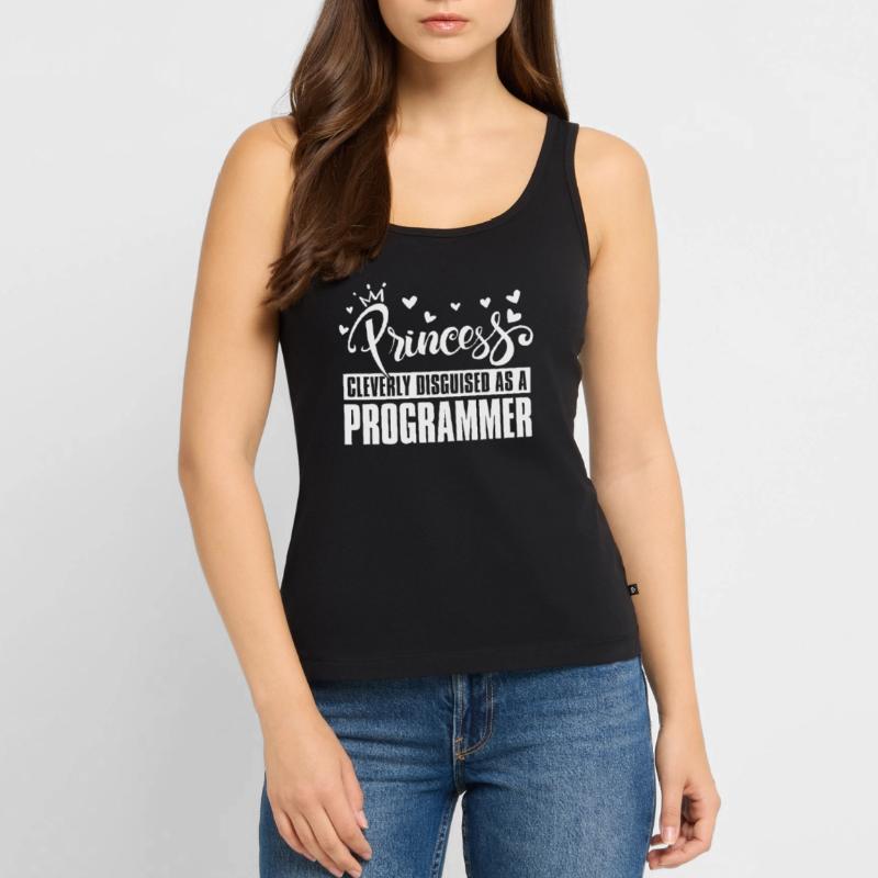 Developer Coder Programmer Princess Women’s Premium Organic Tank top