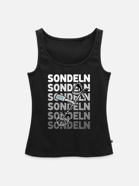 Sondeln - Frauen Premium Organic Tank Top - Schwarz