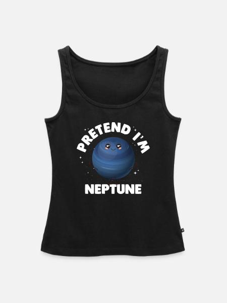 Neptun - Frauen Premium Organic Tank Top - Schwarz
