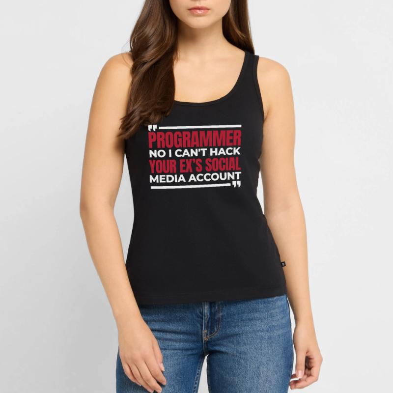 Developer Coder Programmer Humor Women’s Premium Organic Tank top