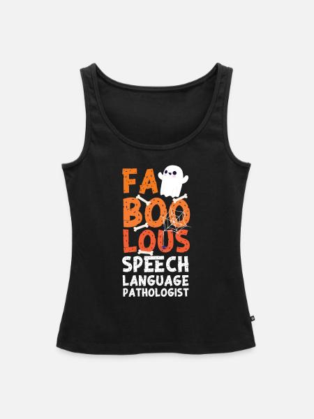 Speech Therapist Therapy Assistant - Frauen Premium Organic Tank Top - Schwarz