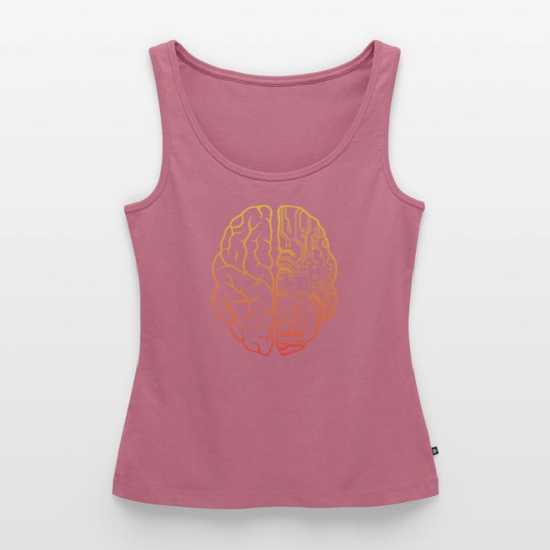 Programmer HTML - Developer Programming Brain Cool Women’s Premium Organic Tank top