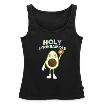 Holy Strikeamole Baseball Softball Avocat - Débardeur bio Premium Femme - noir - Devant - AI Model Female 172 light (172cm)