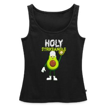 Holy Strikeamole Baseball Softball Avocat - Débardeur bio Premium Femme - noir - Devant - AI Model Female 172 light (172cm)