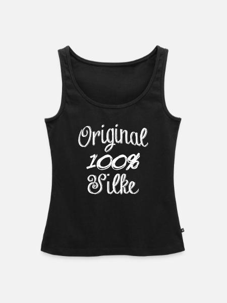 Original 100% Silke - Frauen Premium Organic Tank Top - Schwarz
