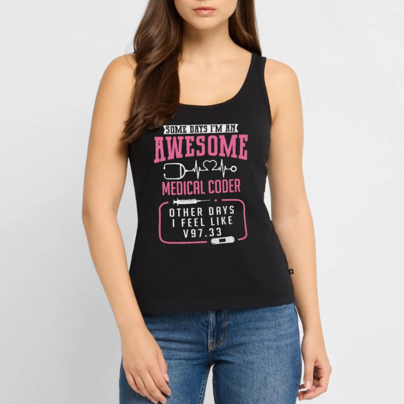Medical Coder Coding Specialist Women’s Premium Organic Tank top