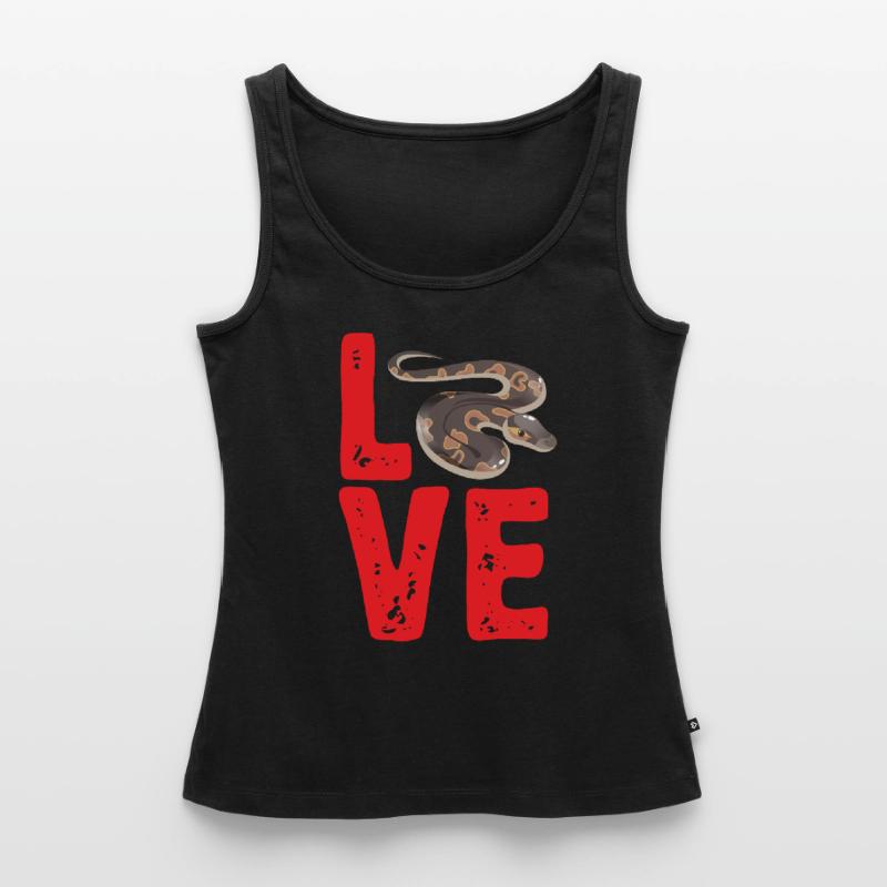 Ball Python Snake King Python Débardeur bio Premium Femme