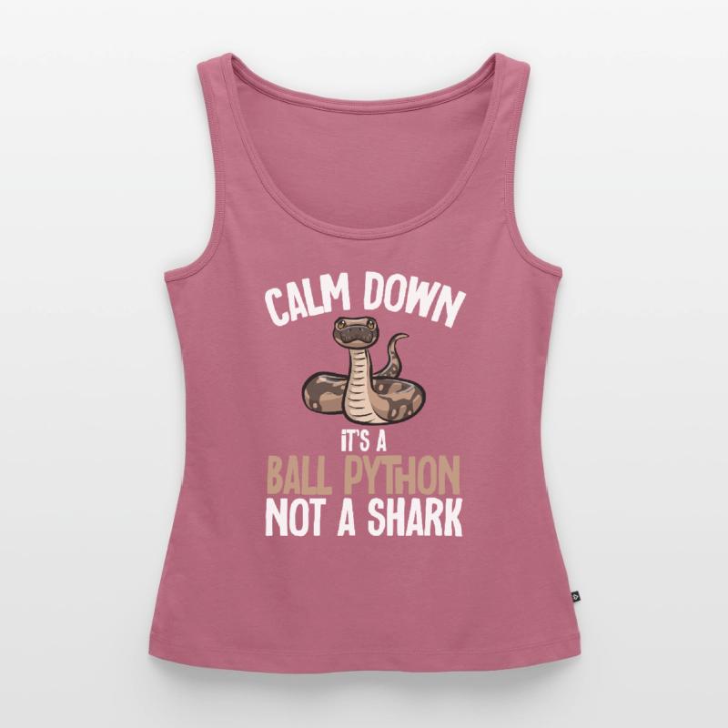 Ball Python Snake King Python Débardeur bio Premium Femme