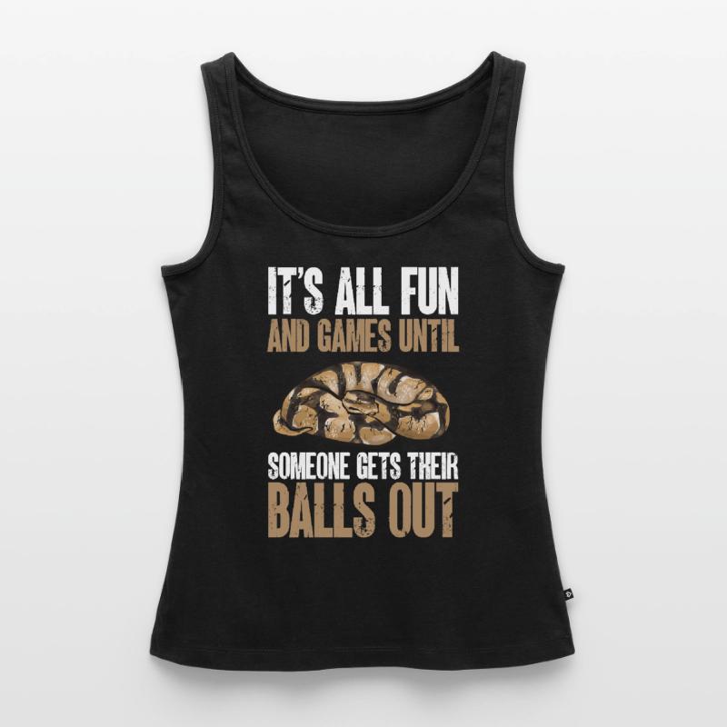 Ball Python Snake King Python Débardeur bio Premium Femme