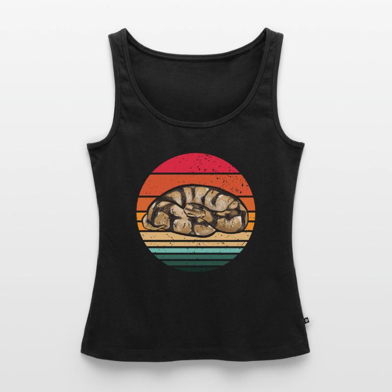 Ball Python Snake King Python Débardeur bio Premium Femme