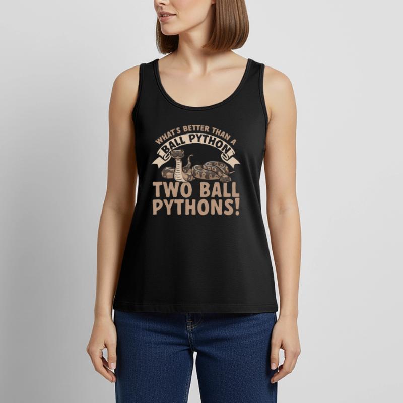 Ball Python Snake King Python Débardeur bio Premium Femme