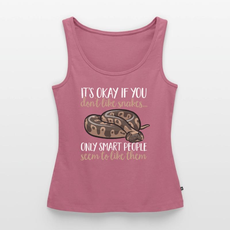 Ball Python Snake King Python Débardeur bio Premium Femme