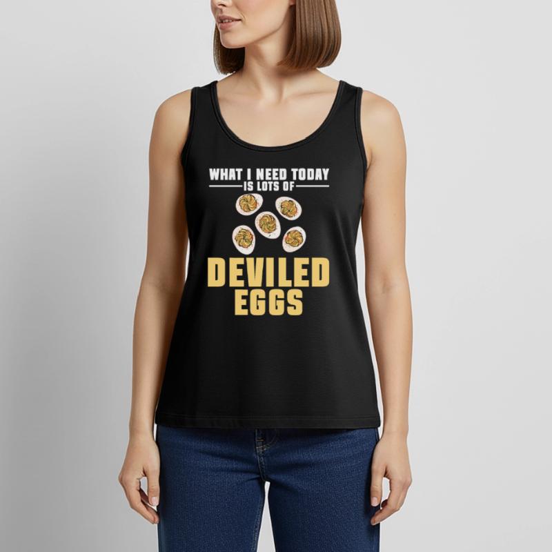 Stuffed Eggs Deviled Eggs Women’s Premium Organic Tank top