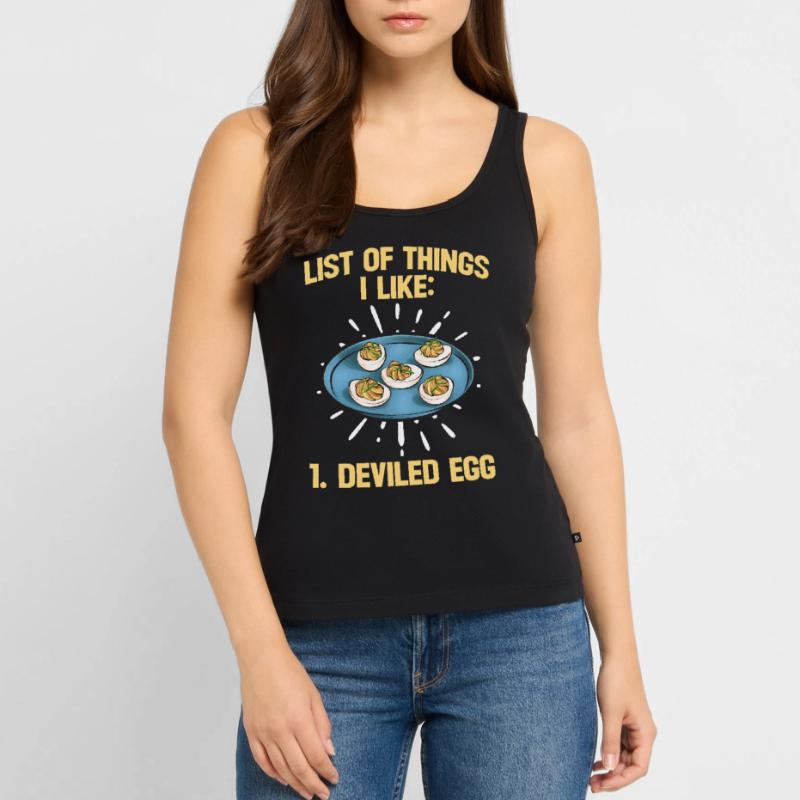 Stuffed Eggs Deviled Eggs Women’s Premium Organic Tank top