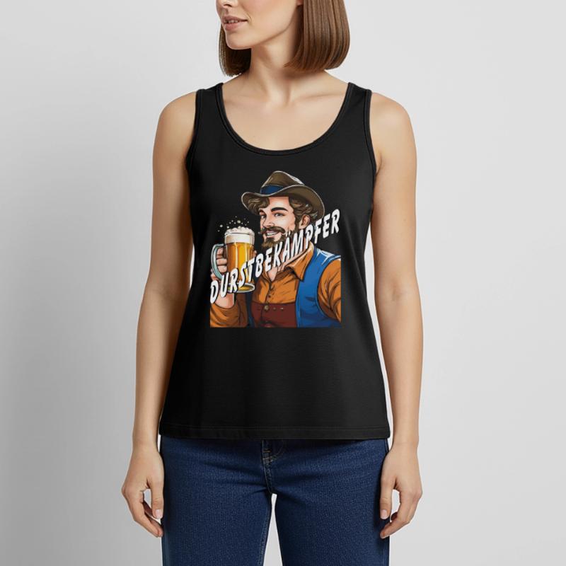 MANN Bier DURSTBEKÄMPFER Frauen Premium Organic Tank Top