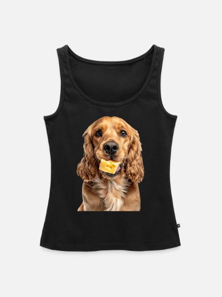 Cocker Spaniel - Frauen Premium Organic Tank Top - Schwarz