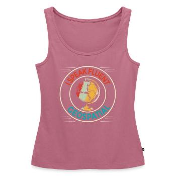 Geografische Informationssysteme Geospatial - Frauen Premium Organic Tank Top - Mauve - Vorne - AI Model Female 172 light (172cm)