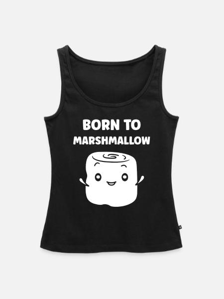 Marshmallow - Frauen Premium Organic Tank Top - Schwarz