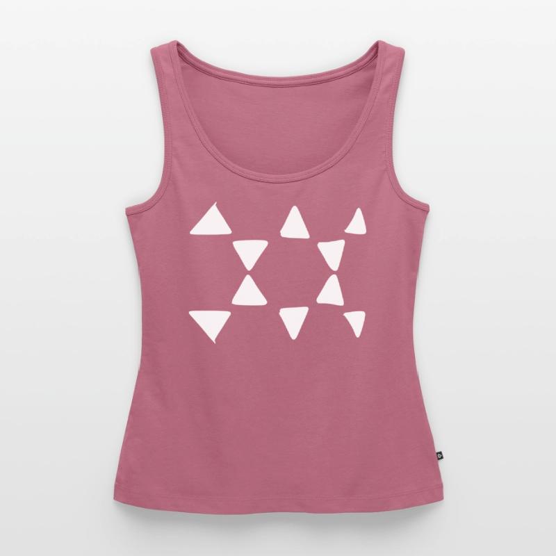 Triangular Pattern Triangular Shapes Women’s Premium Organic Tank top