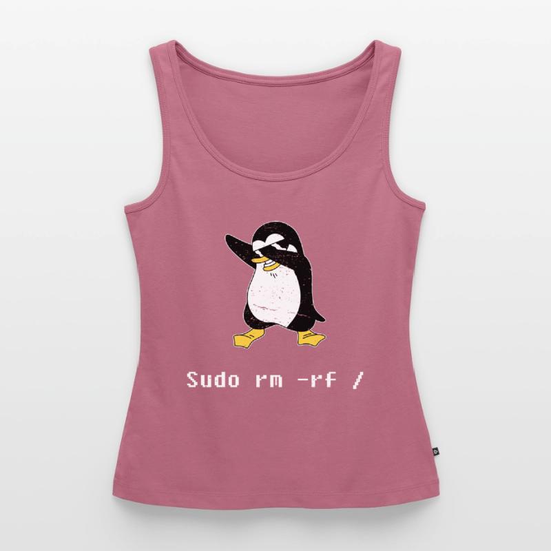 Sudo rm RF Admin Sysadmin Java Linux Geschenk Frauen Premium Organic Tank Top