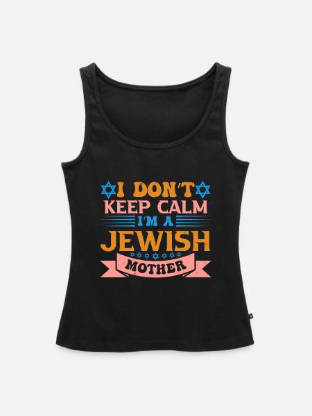 Jüdische Mama Geschenk - Frauen Premium Organic Tank Top - Schwarz