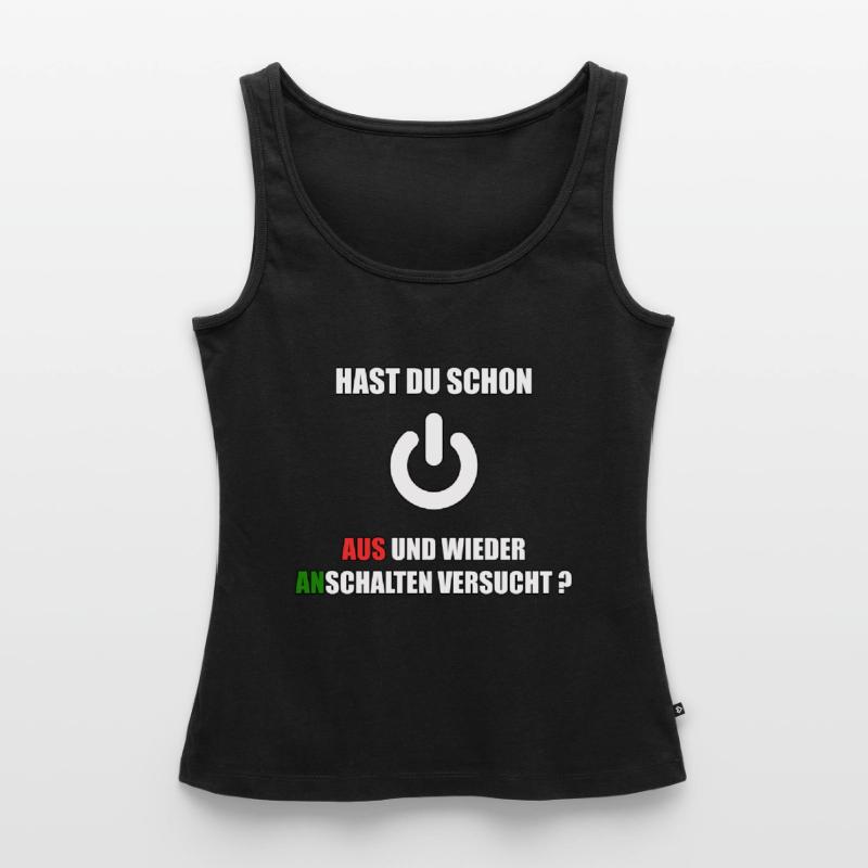 Witziges Informatik Student Coder Programmierer Frauen Premium Organic Tank Top