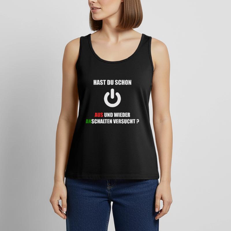 Witziges Informatik Student Coder Programmierer Frauen Premium Organic Tank Top