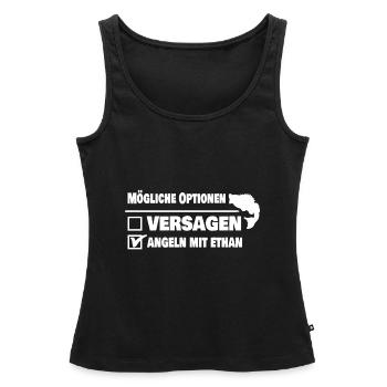 Barsch Ethan - Frauen Premium Organic Tank Top - Schwarz - Vorne - AI Model Female 172 light (172cm)