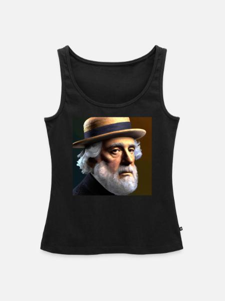 Digitale 3D-Kunst Monet - Frauen Premium Organic Tank Top - Schwarz