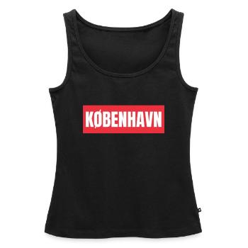Kobenhavn Denmark Danish Kobenhaven Mermaid - Frauen Premium Organic Tank Top - Schwarz - Vorne - AI Model Female 172 light (172cm)