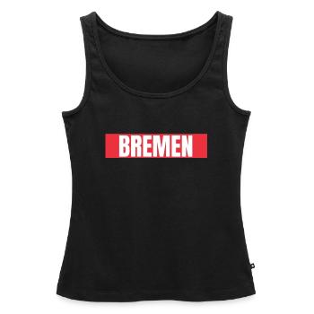 Bremen Town Musicians - Frauen Premium Organic Tank Top - Schwarz - Vorne - AI Model Female 172 light (172cm)
