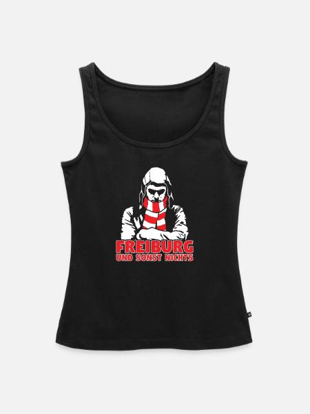 Freiburg und sonst nichts - Frauen Premium Organic Tank Top - Schwarz