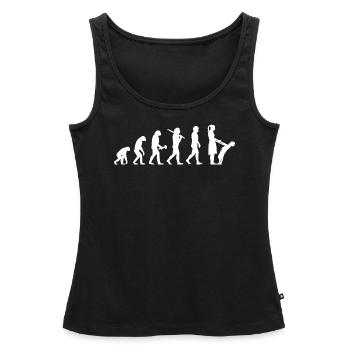 Educator Educator Evolution Educator Gift - Women’s Premium Organic Tank top - black - Front - AI Model Female 172 light (172cm)