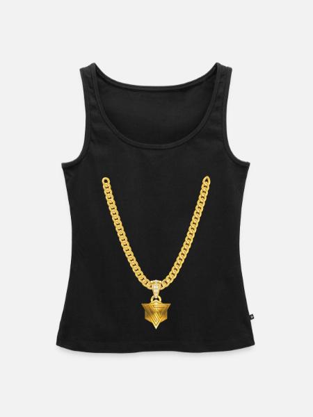 Rapperkette_Unus - Frauen Premium Organic Tank Top - Schwarz