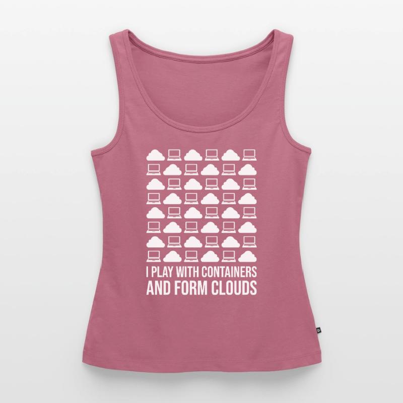 Cloud Computing Informatik Computer Programmierer Frauen Premium Organic Tank Top