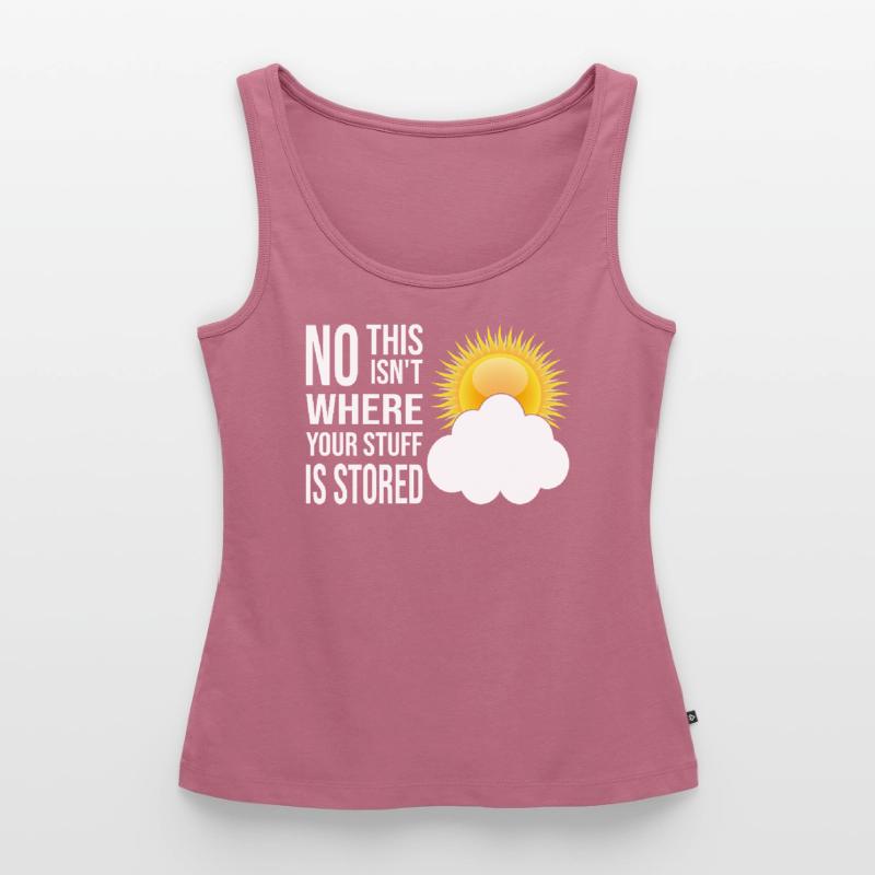 Cloud Computing Informatik Computer Programmierer Frauen Premium Organic Tank Top