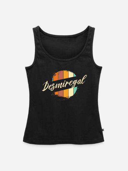 desmiregal circle - Frauen Premium Organic Tank Top - Schwarz