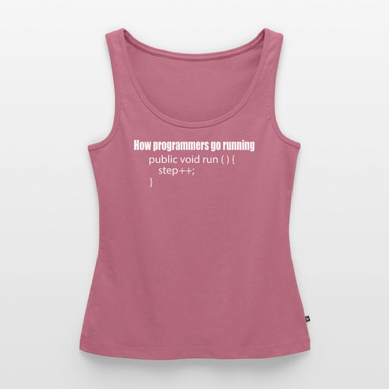 Comment les programmeurs exécutent le code du codeur en informatique Débardeur bio Premium Femme