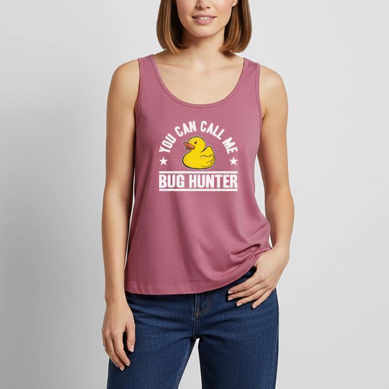 Programmierer Ente Programmieren Debugging Lustig Frauen Premium Organic Tank Top