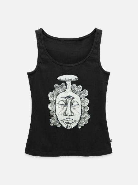 Drittes Auge - Frauen Premium Organic Tank Top - Schwarz