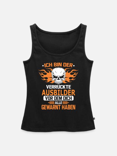 AUSBILDER - Frauen Premium Organic Tank Top - Schwarz