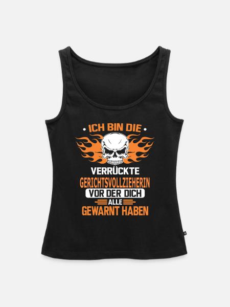 GERICHTSVOLLZIEHERIN - Frauen Premium Organic Tank Top - Schwarz