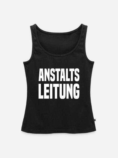 Anstalts Leitung - Frauen Premium Organic Tank Top - Schwarz