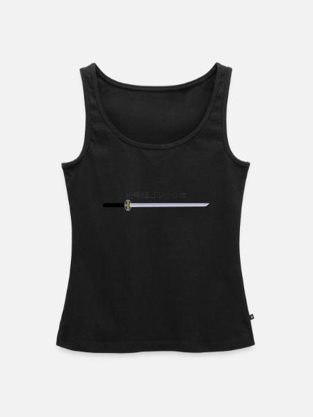 Katana - Frauen Premium Organic Tank Top - Schwarz