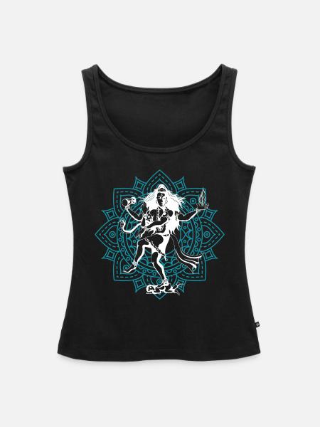 Shiva - Frauen Premium Organic Tank Top - Schwarz